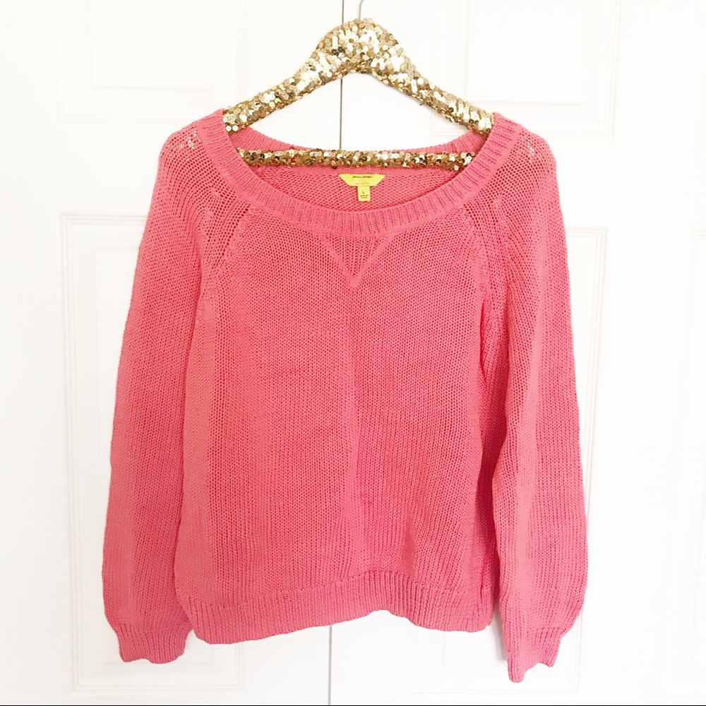 Banana Republic coral sweater
